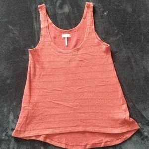 Kirra Hi-Low Copper Red and Gold Top